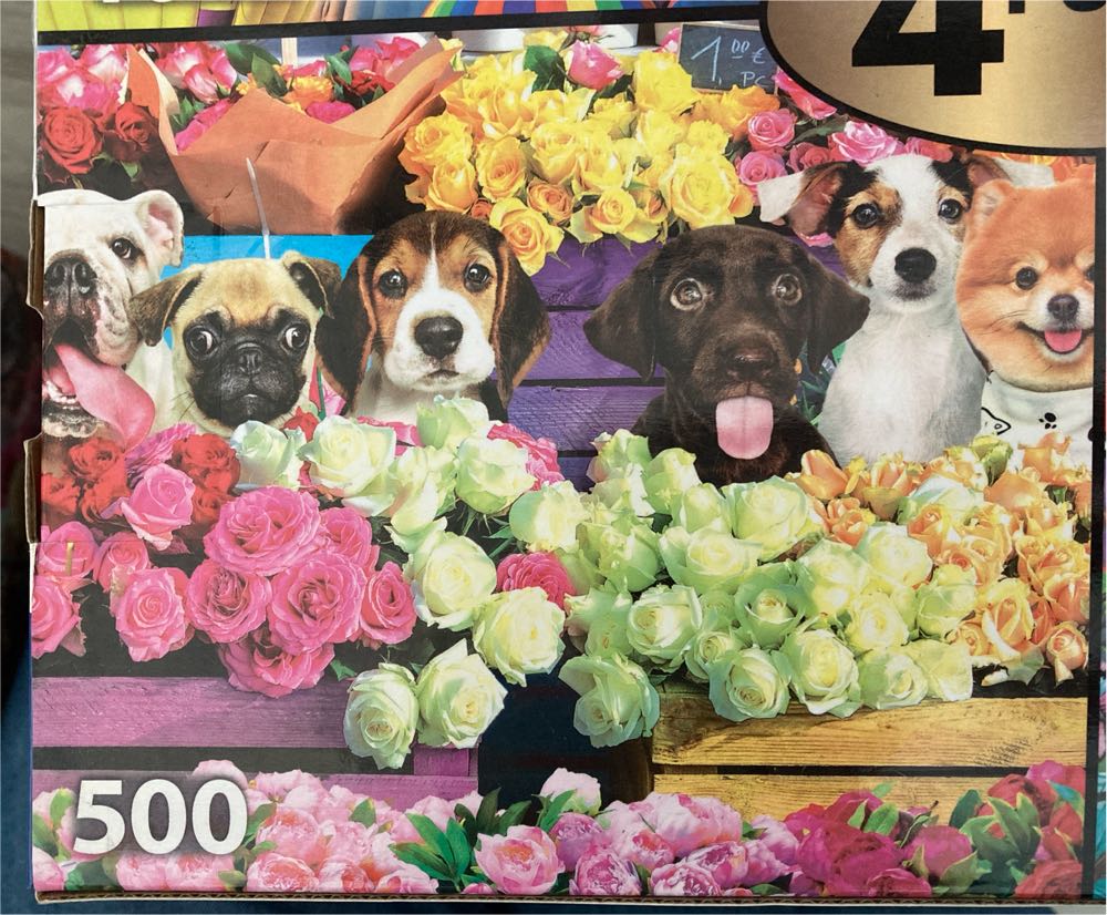 4 Puzzle Set Rose art - Rose Art puzzle collectible [Barcode 4895145430609] - Main Image 3