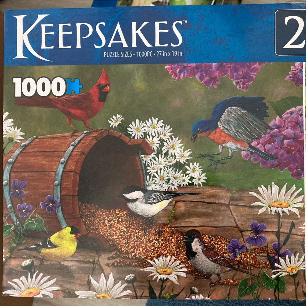 Bucket Birds & Fisherman’s Domain - Keepsakes puzzle collectible [Barcode 686141023124] - Main Image 1