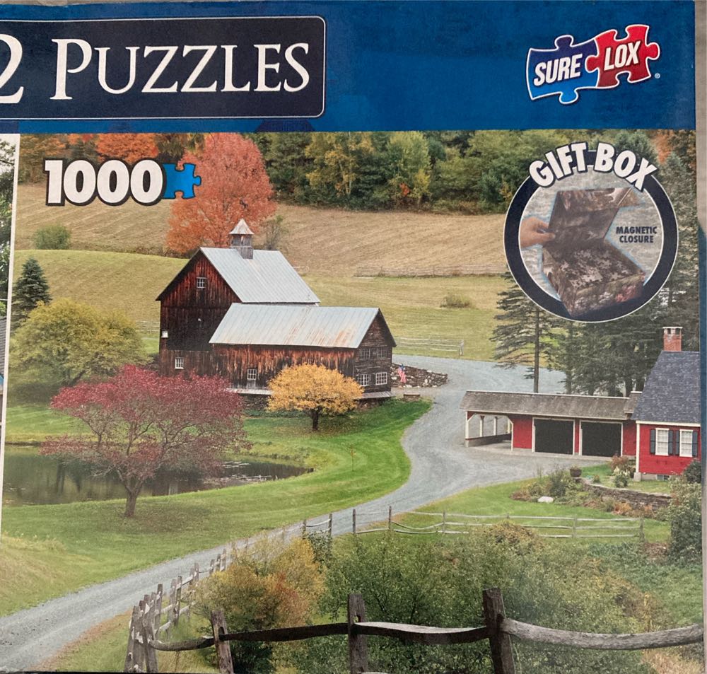 Gingerbread House & Farm In Autumn - Keepsakes puzzle collectible [Barcode 686141023209] - Main Image 2