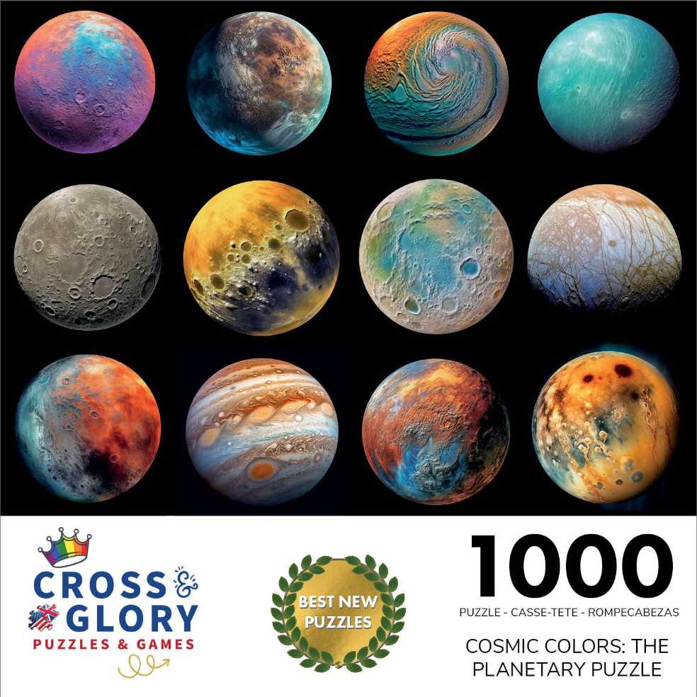 Cosmic Colors: The Planetary Puzzle - Cross & Glory puzzle collectible [Barcode 850050598428] - Main Image 2