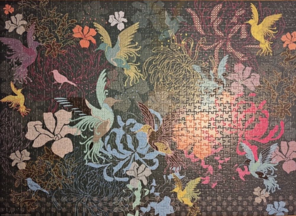 Magic Garden: Birds & Flowers - Heye Puzzle puzzle collectible [Barcode 4001689298227] - Main Image 3