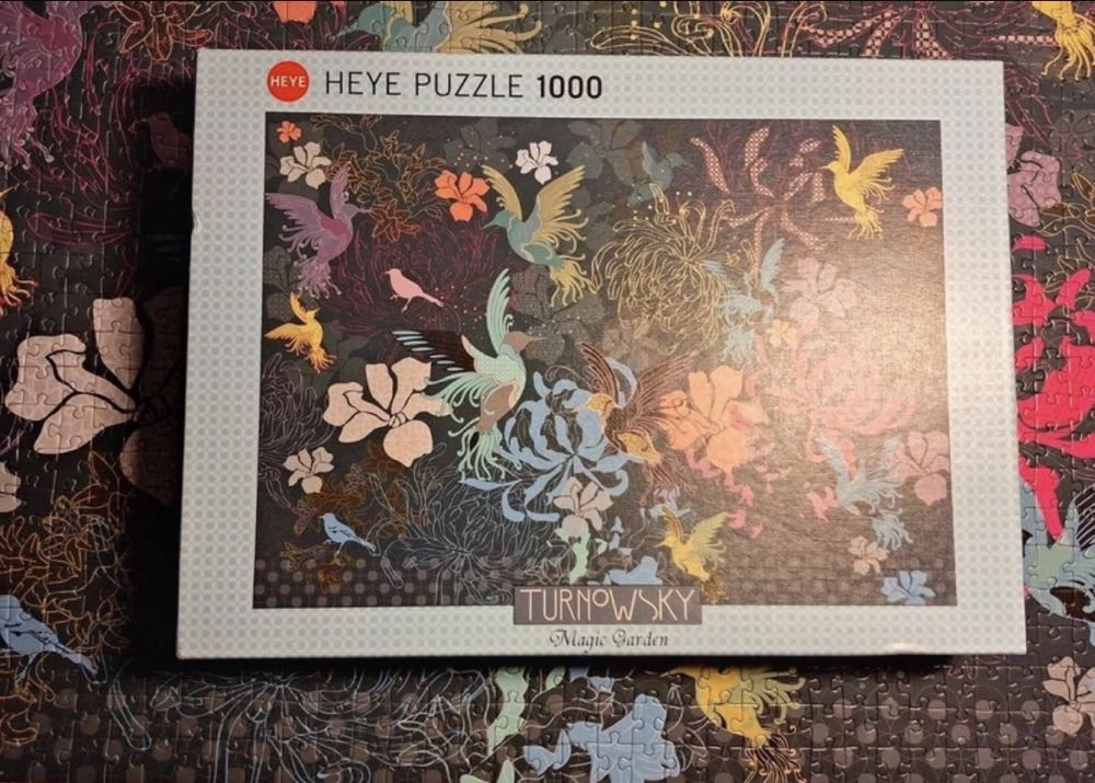 Magic Garden: Birds & Flowers - Heye Puzzle puzzle collectible [Barcode 4001689298227] - Main Image 4