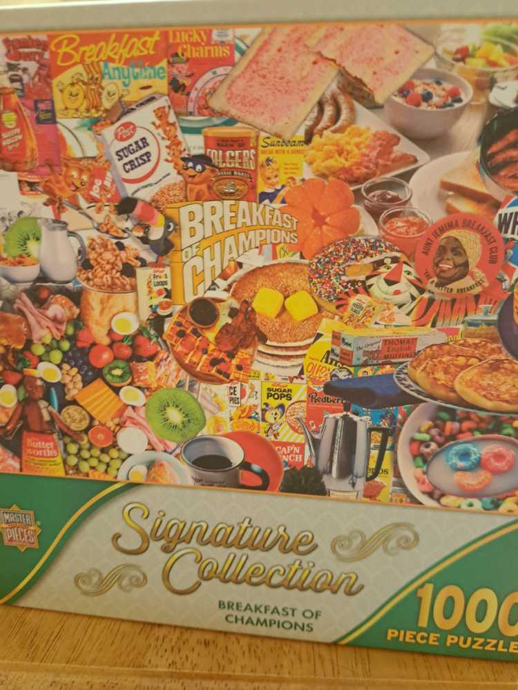 Breakfast Of Champions - Master Pieces puzzle collectible [Barcode 705988502989] - Main Image 2