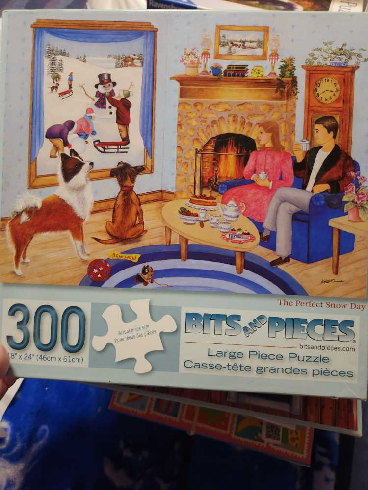 The Perfect Snow Day - Bits And Pieces puzzle collectible [Barcode 704812111519] - Main Image 2
