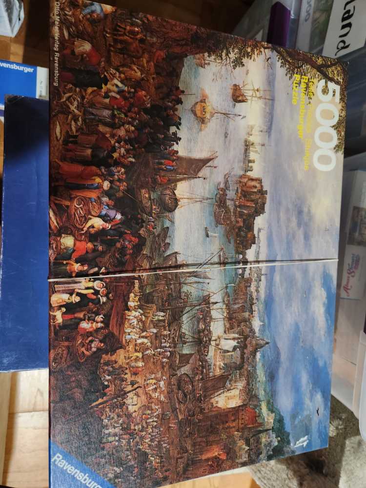 The Fishmarket - Ravensburger 🇩🇪 puzzle collectible - Main Image 2