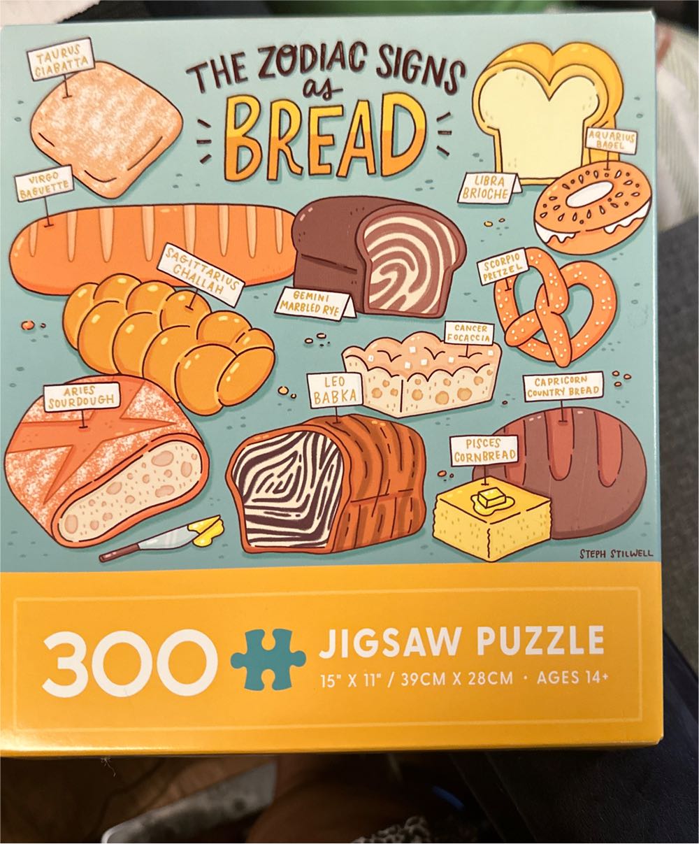 The Zodiac Signs As Bread 🆕🚪 - Ceaco New puzzle collectible [Barcode 021081520126] - Main Image 2