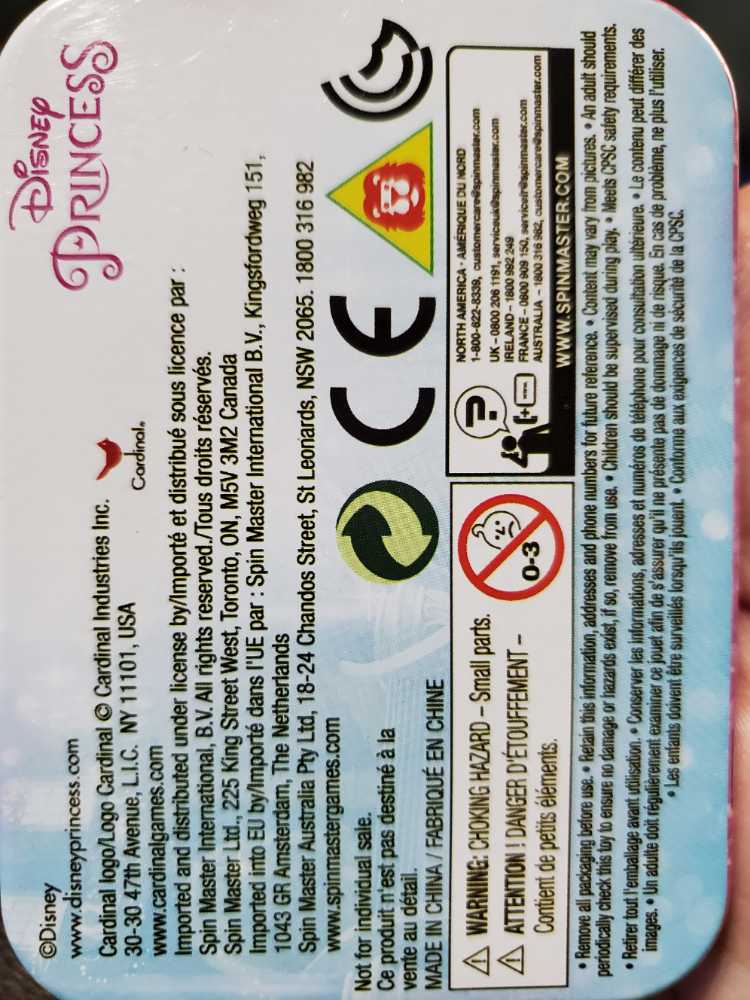 Disney Princess Belle Puzzle In Tin - Cardinal puzzle collectible - Main Image 2