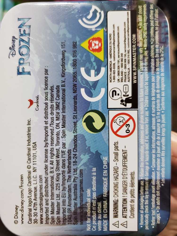 Disney Frozen Puzzle In Tin  - Cardinal puzzle collectible - Main Image 2