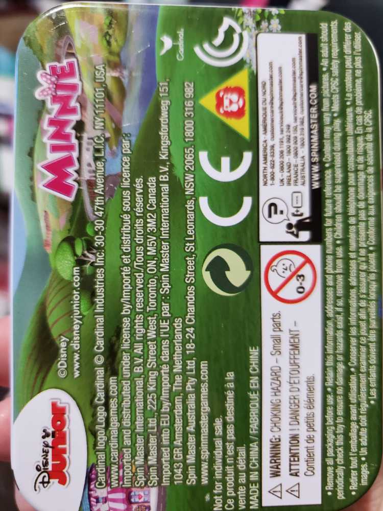 Disney Jr Minnie Puzzle In Tin  - Cardinal puzzle collectible - Main Image 2