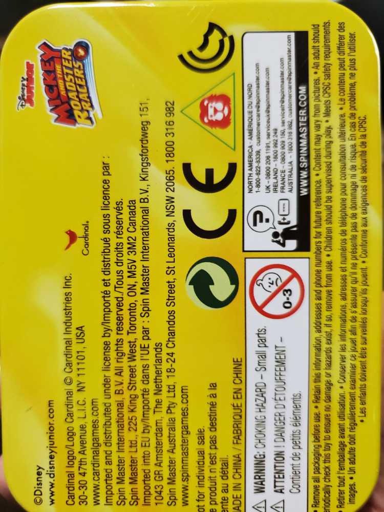 Disney Jr Mickey Puzzle In Tin - Cardinal puzzle collectible - Main Image 2