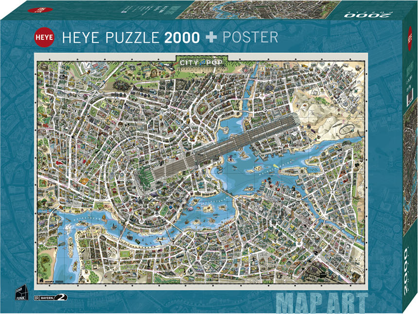 City of Pop - HEYE puzzle collectible [Barcode 4001689298449] - Main Image 2