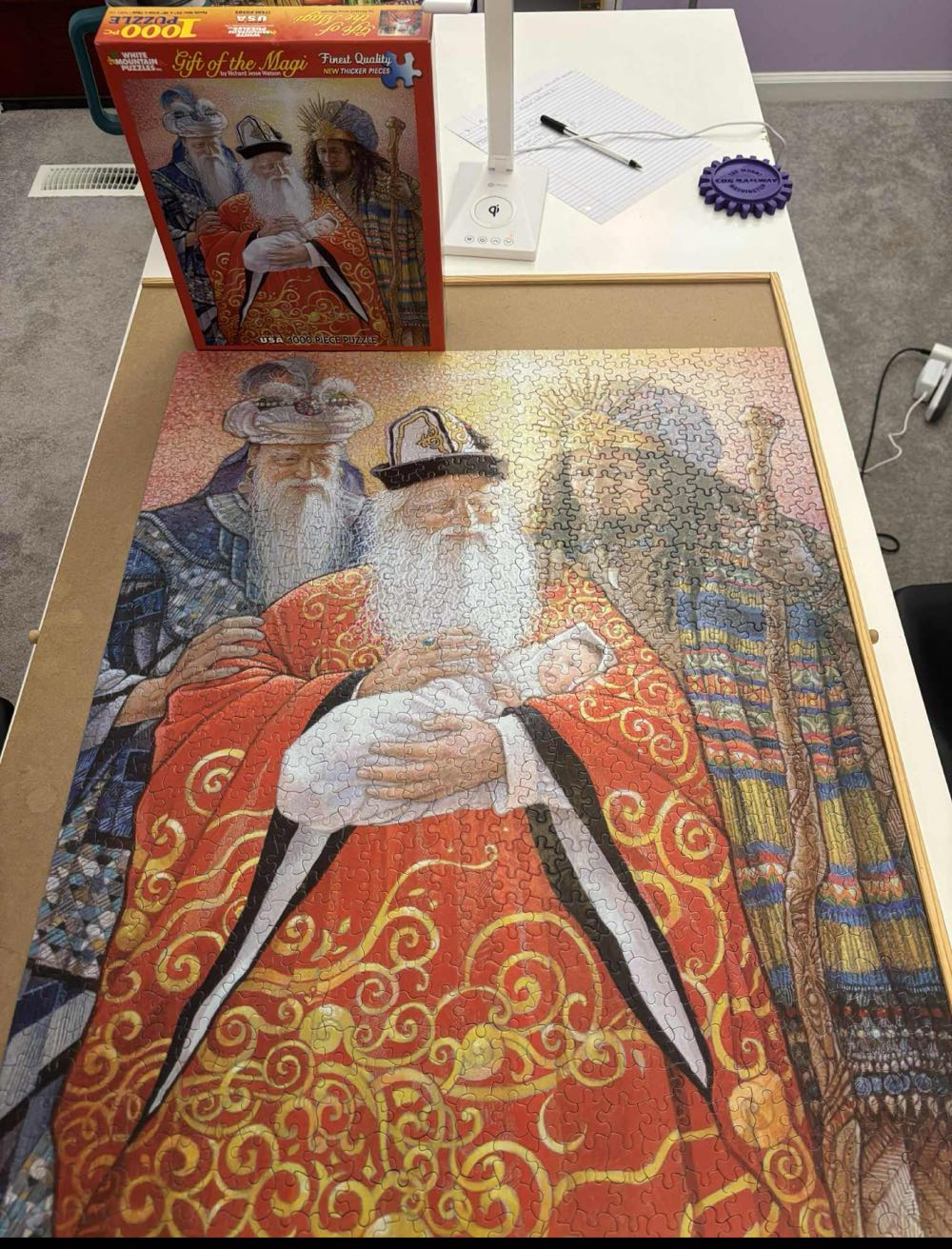 Gift of the Magi-KEVIN - White Mountain Puzzles puzzle collectible - Main Image 4