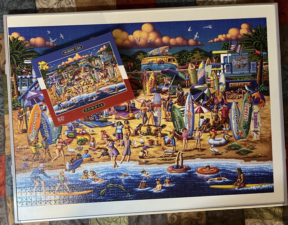 Surfin’ USA - Buffalo Games 🇺🇸 puzzle collectible [Barcode 079346021529] - Main Image 2