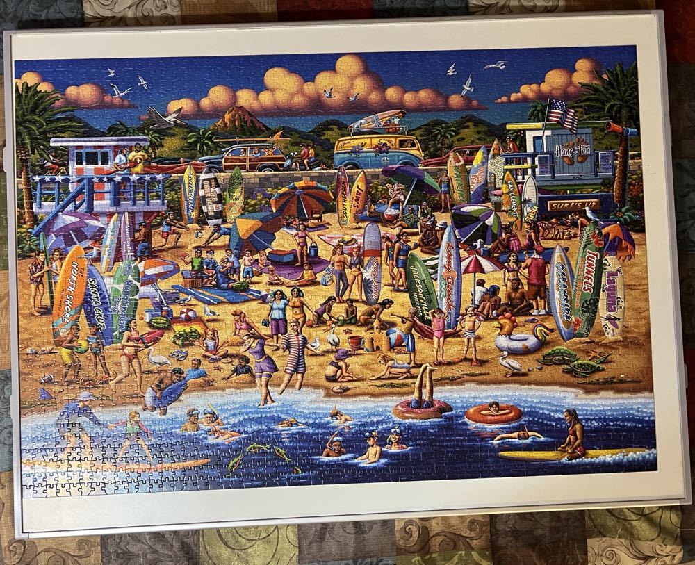 Surfin’ USA - Buffalo Games 🇺🇸 puzzle collectible [Barcode 079346021529] - Main Image 3