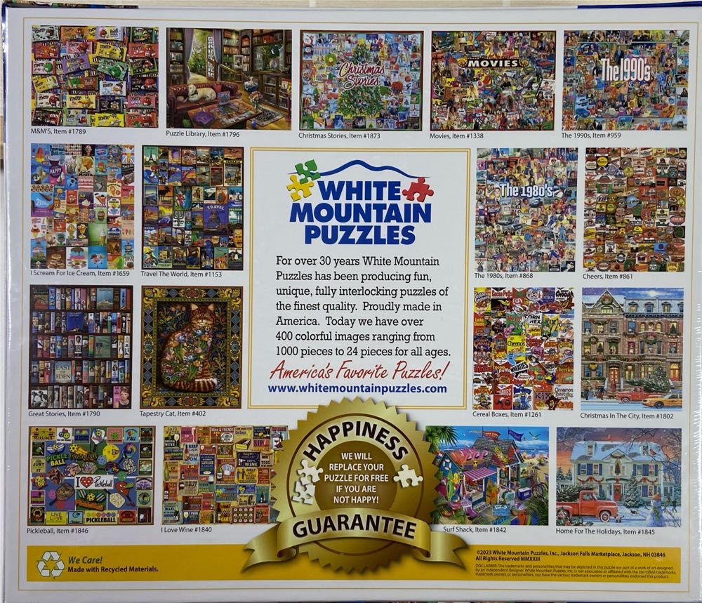 Pepsi-Cola Soda Fountain - White Mountain Puzzles puzzle collectible [Barcode 724819266715] - Main Image 2