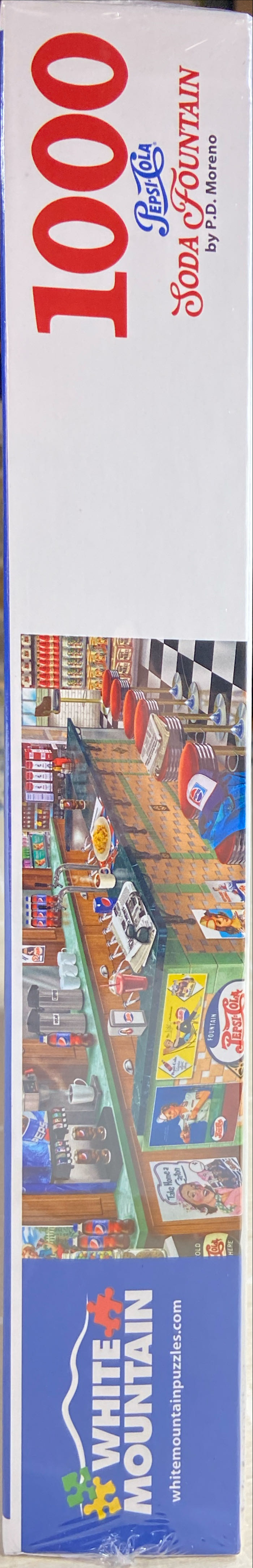 Pepsi-Cola Soda Fountain - White Mountain Puzzles puzzle collectible [Barcode 724819266715] - Main Image 4