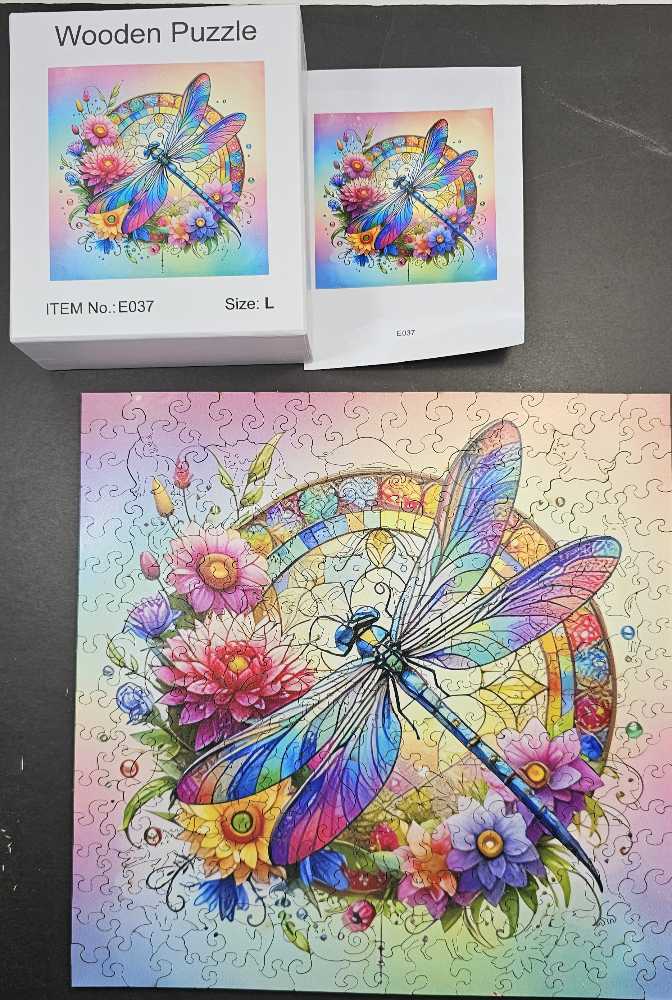 Dragonfly - Wooden Puzzle puzzle collectible - Main Image 3