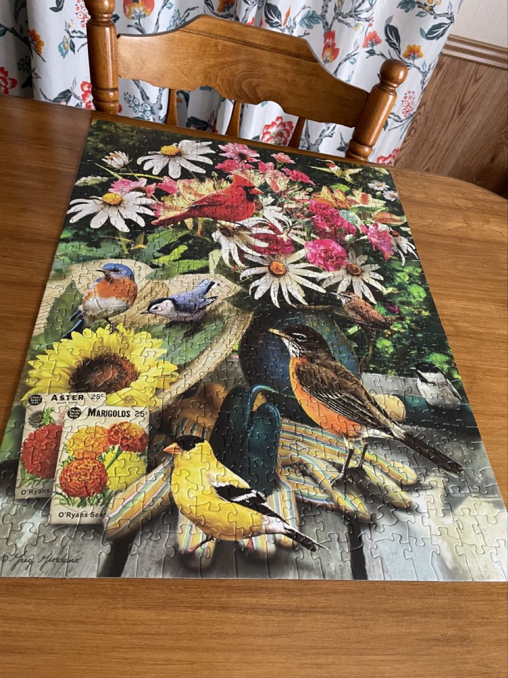 Garden Birds - Cobble Hill puzzle collectible [Barcode 625012521017] - Main Image 2