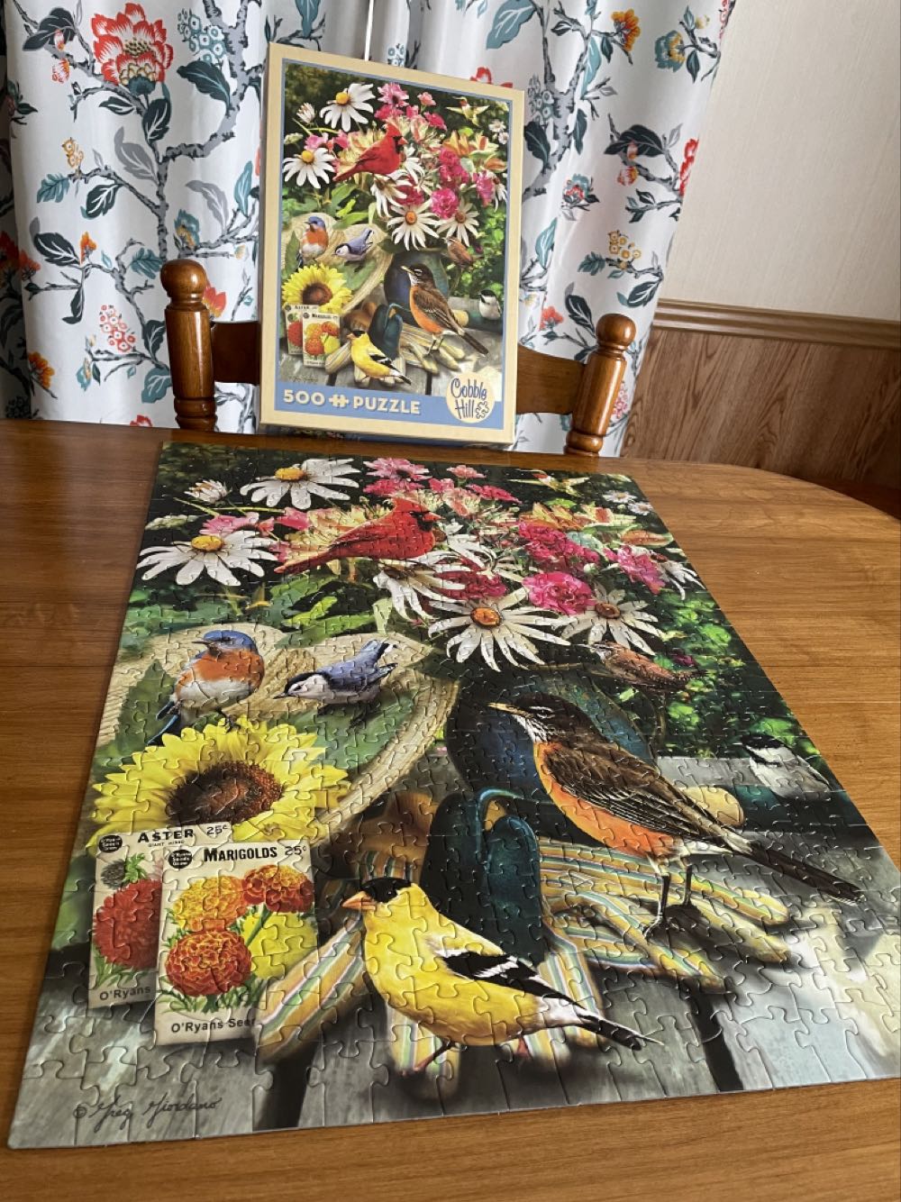 Garden Birds - Cobble Hill puzzle collectible [Barcode 625012521017] - Main Image 3