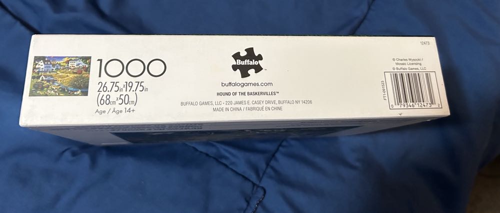 Hound Of The Baskervilles (SILVER SELECT) - Buffalo puzzle collectible [Barcode 079346124732] - Main Image 2