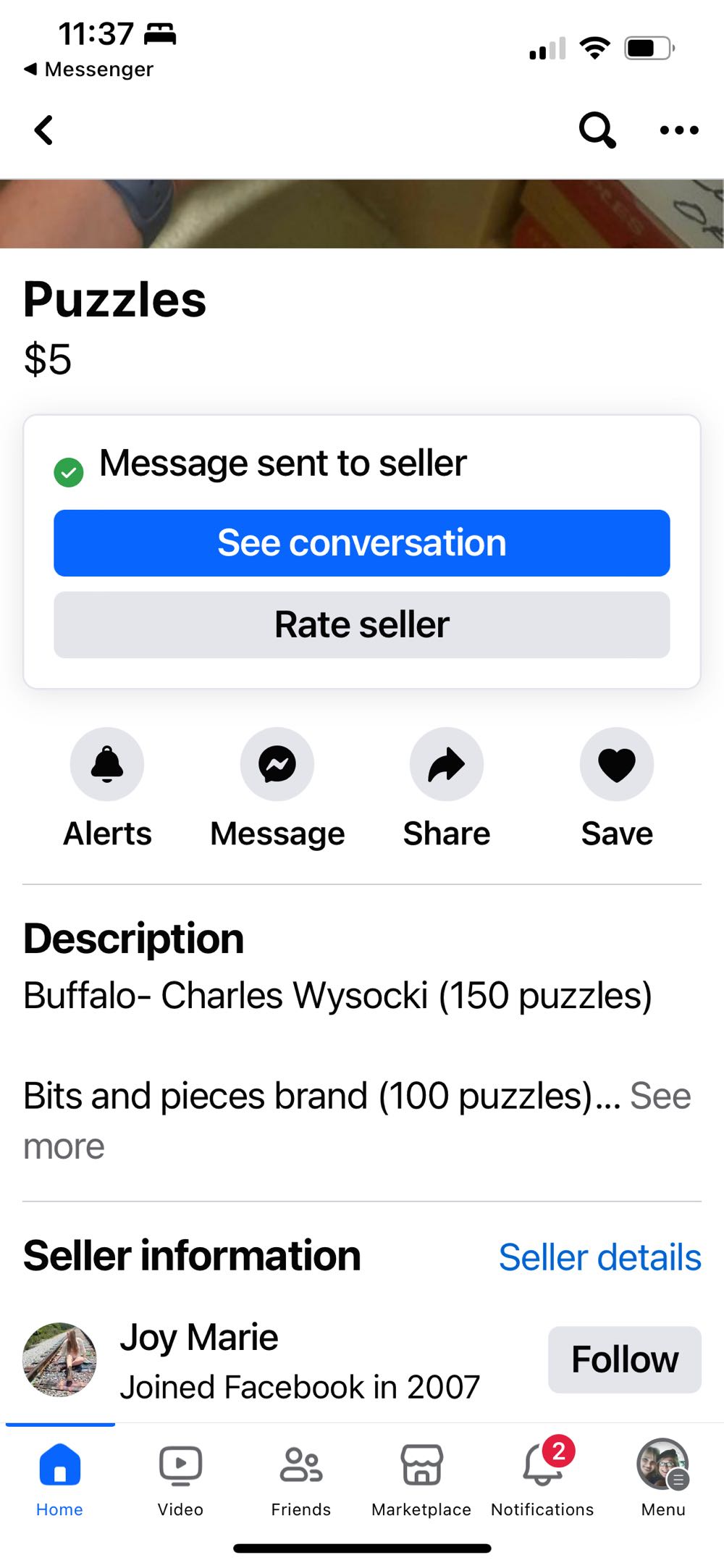 300: QUILT AND SEW - Bits & Pieces puzzle collectible [Barcode 192949075734] - Main Image 3