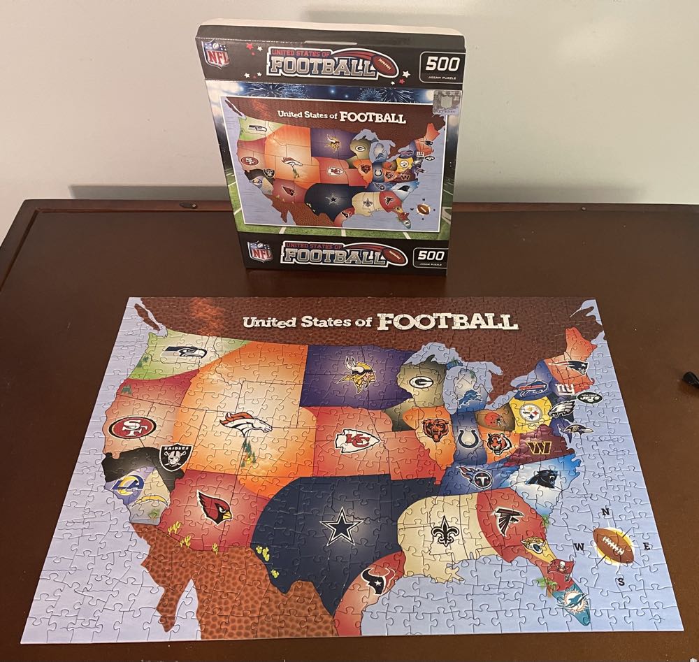 Nfl United States Of Football Jigsaw - Master Pieces puzzle collectible [Barcode 705988016165] - Main Image 2