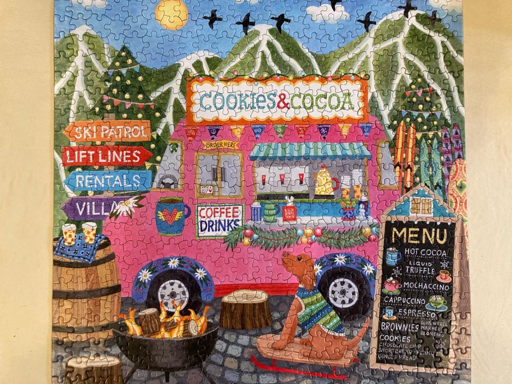 Food Trucks: Cookies And Cocoa - Ceaco puzzle collectible [Barcode 021081242639] - Main Image 2