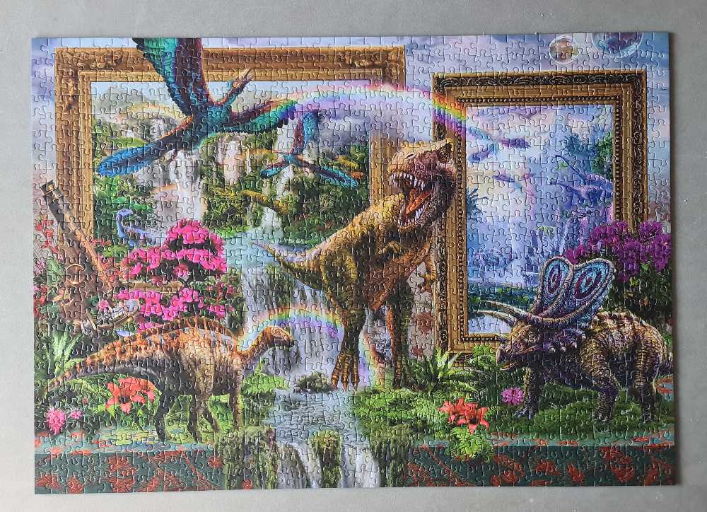 *Dinosaurs Coming To Life 😁 COMPLETED 06/01/2024 - Schmidt puzzle collectible - Main Image 2