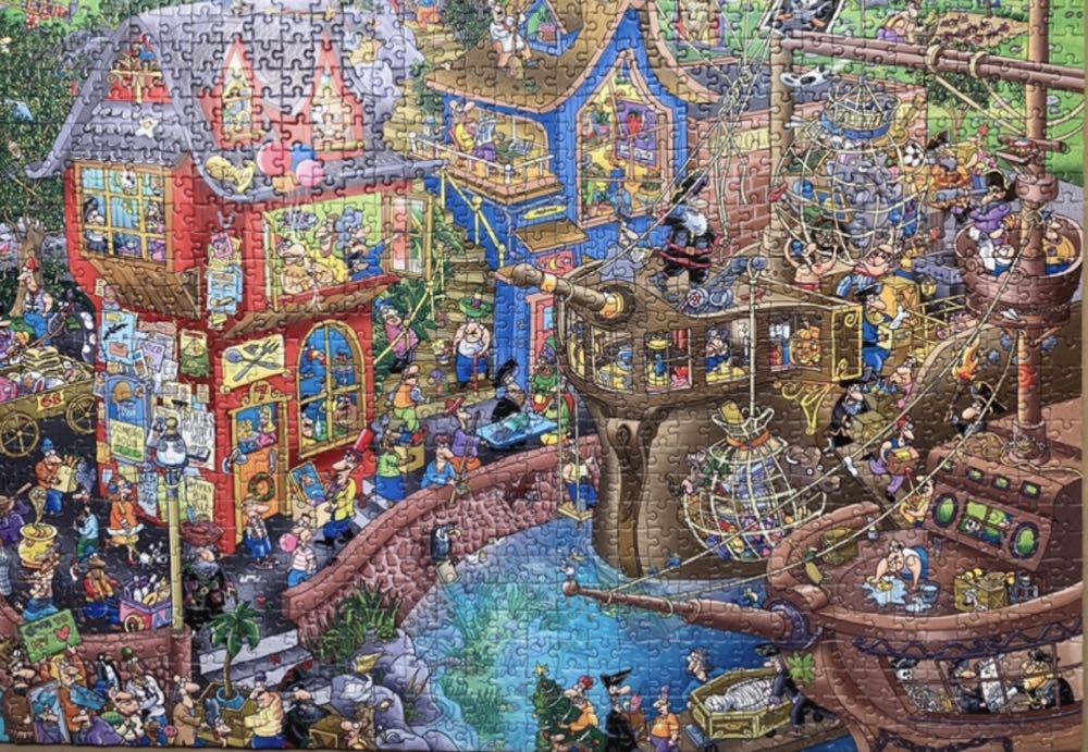 Pontcheffs Harbour Harbor / Port De ... - Alipson puzzle collectible [Barcode 3770001500485] - Main Image 3