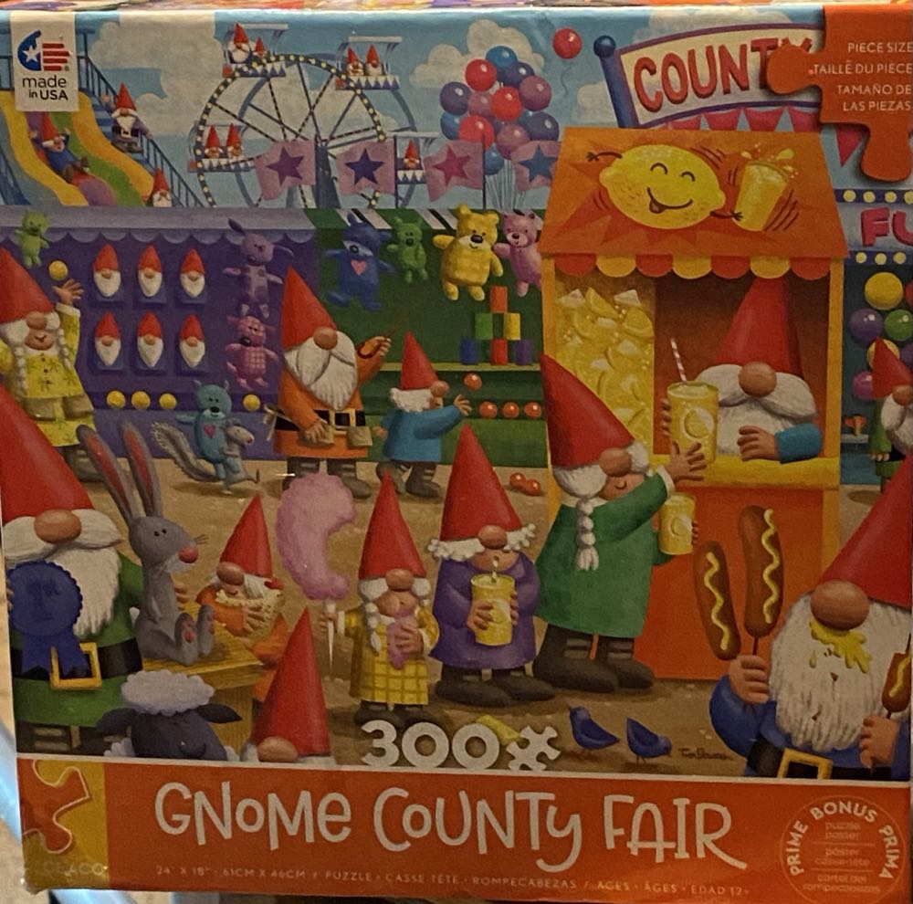 Gnome County Fair - Ceaco puzzle collectible [Barcode 021081224031] - Main Image 2