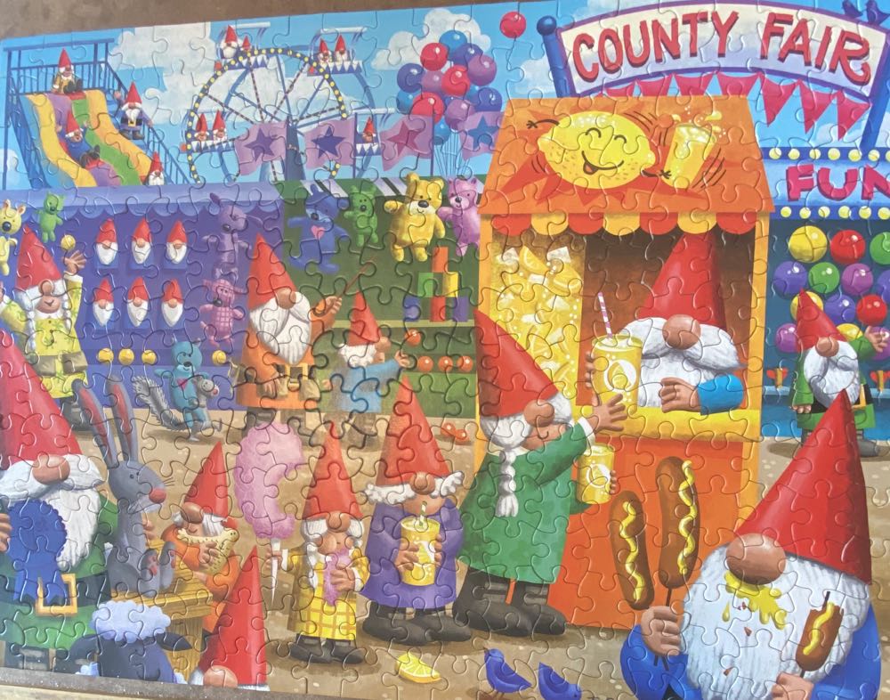 Gnome County Fair - Ceaco puzzle collectible [Barcode 021081224031] - Main Image 3