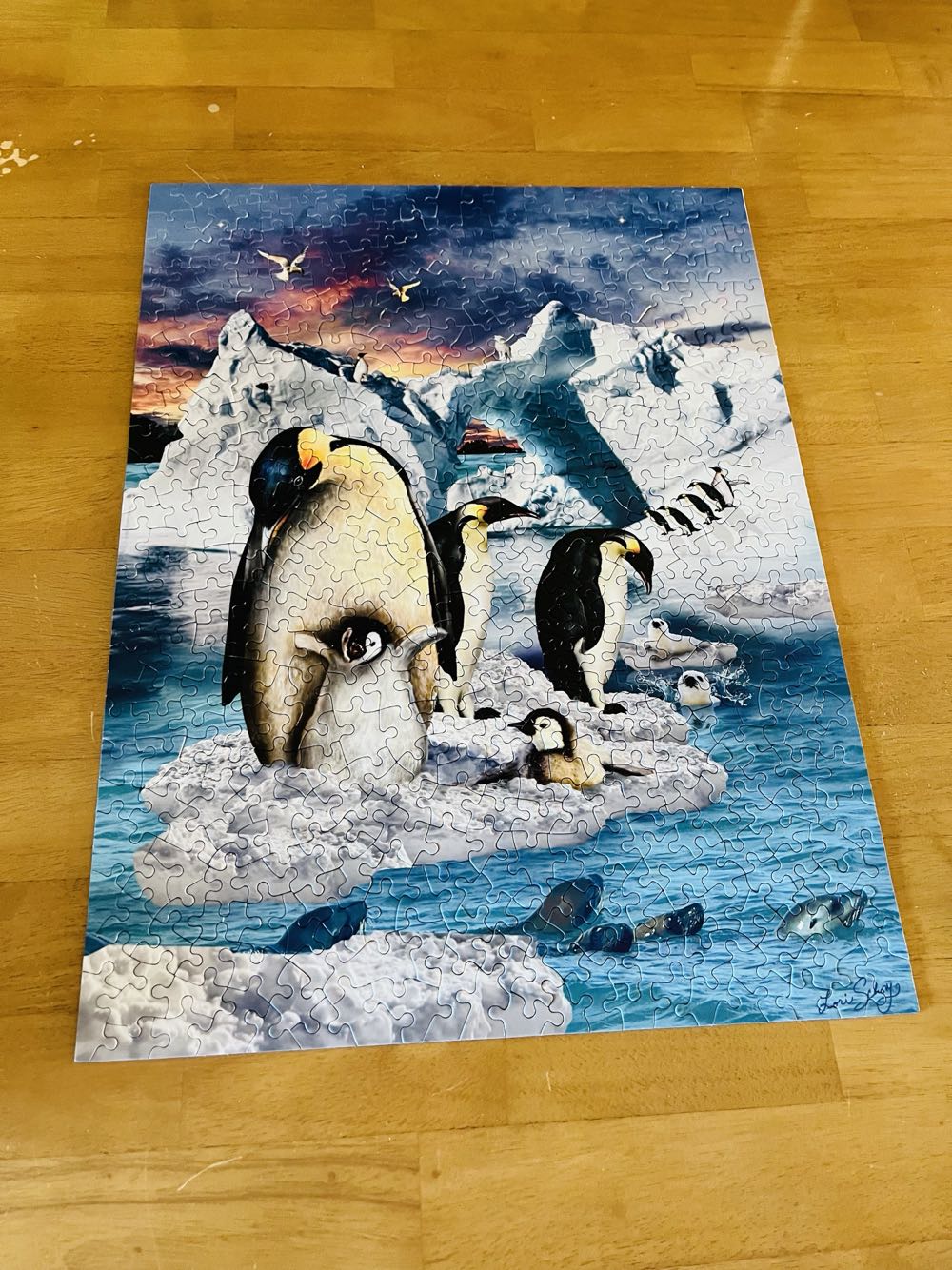 Penguin Colony - SunsOut puzzle collectible [Barcode 796780351493] - Main Image 3