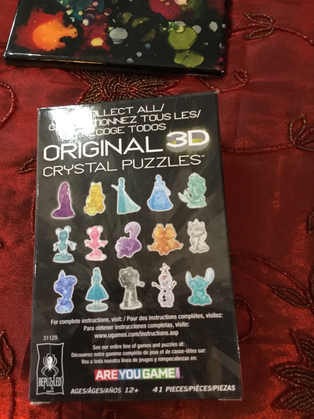 Yellow Belle 3D Crystal Puzzle - Bepuzzled puzzle collectible [Barcode 023332311293] - Main Image 2