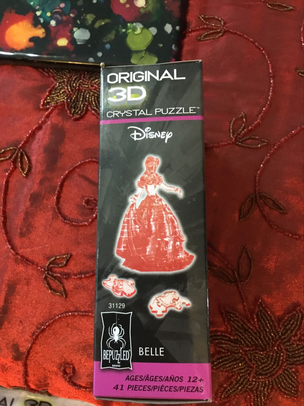 Yellow Belle 3D Crystal Puzzle - Bepuzzled puzzle collectible [Barcode 023332311293] - Main Image 3