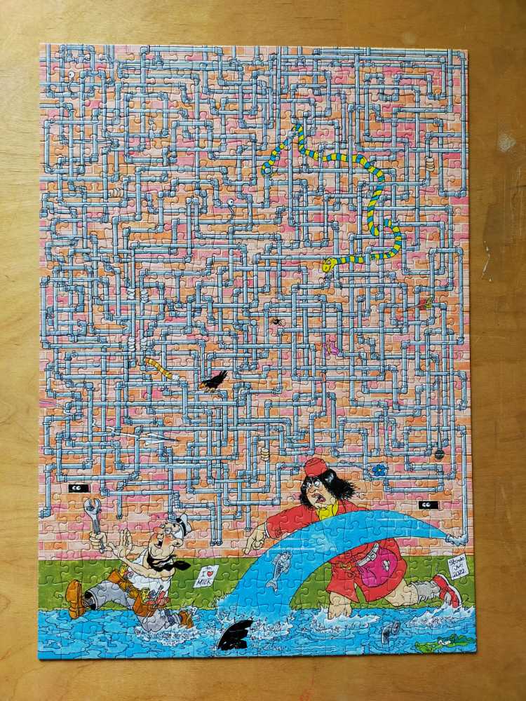 Where Is The Leak? - Jumbo 500 puzzle collectible [Barcode 8710126000311] - Main Image 2