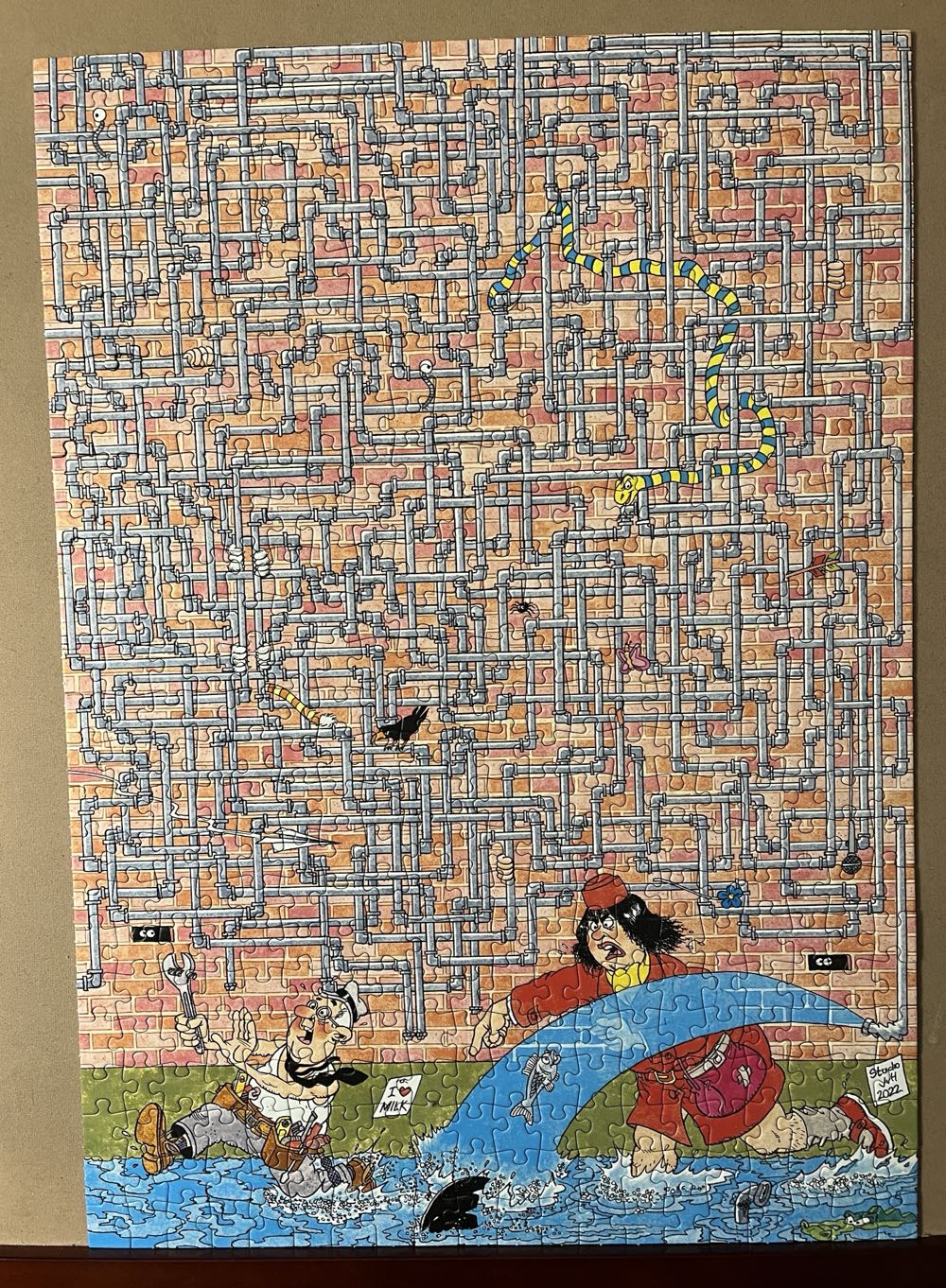 Where Is The Leak? - Jumbo 500 puzzle collectible [Barcode 8710126000311] - Main Image 3