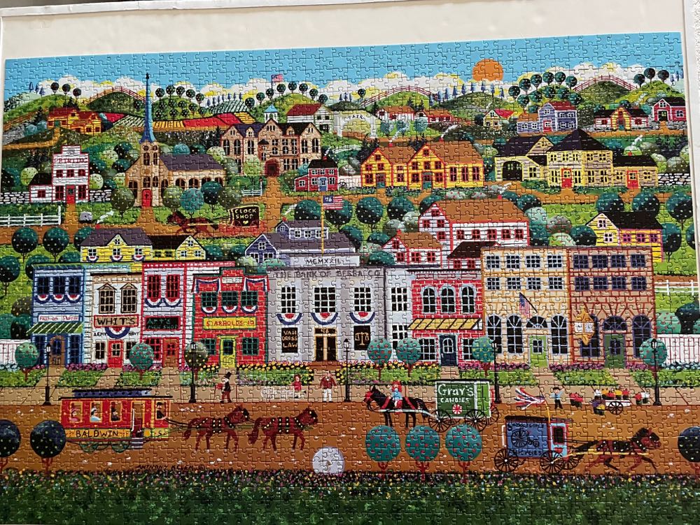 My Home Town - Colorluxe (RoseArt) puzzle collectible [Barcode 4895145457682] - Main Image 2