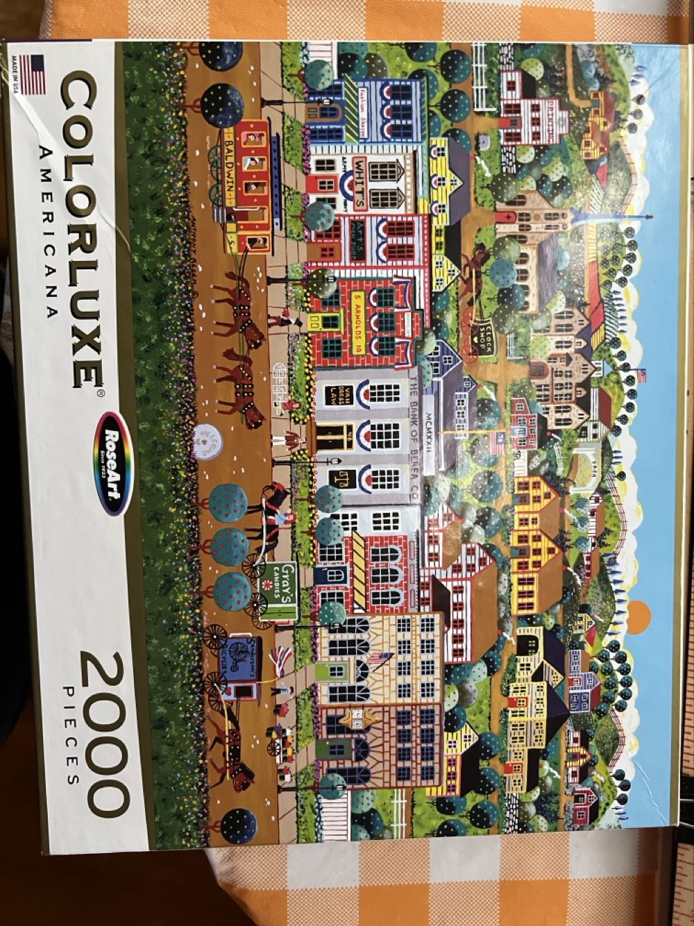 My Home Town - Colorluxe (RoseArt) puzzle collectible [Barcode 4895145457682] - Main Image 3