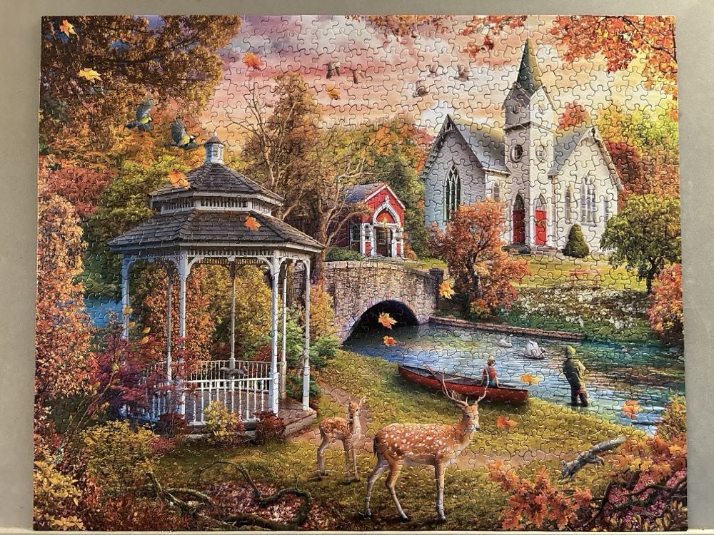The River Church - White Mountain 🇺🇸 puzzle collectible [Barcode 724819267378] - Main Image 2