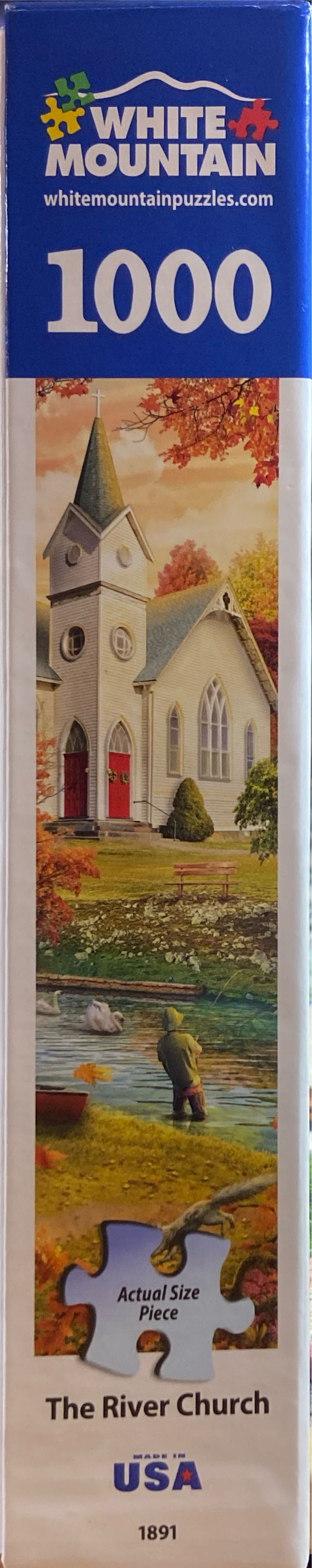 The River Church - White Mountain 🇺🇸 puzzle collectible [Barcode 724819267378] - Main Image 3