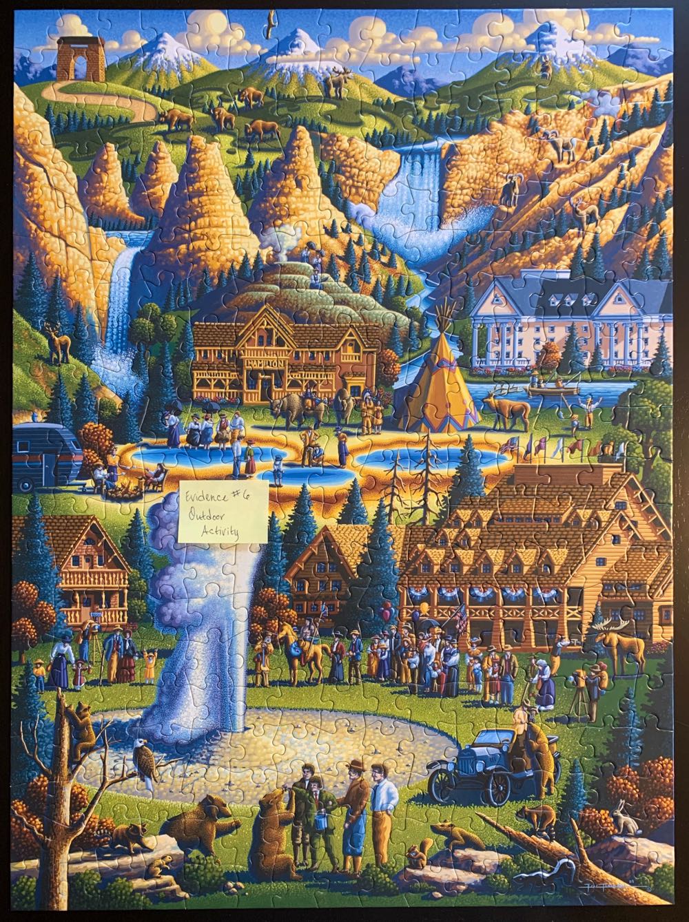 Yellowstone* - Dowdle puzzle collectible [Barcode 079346228119] - Main Image 3