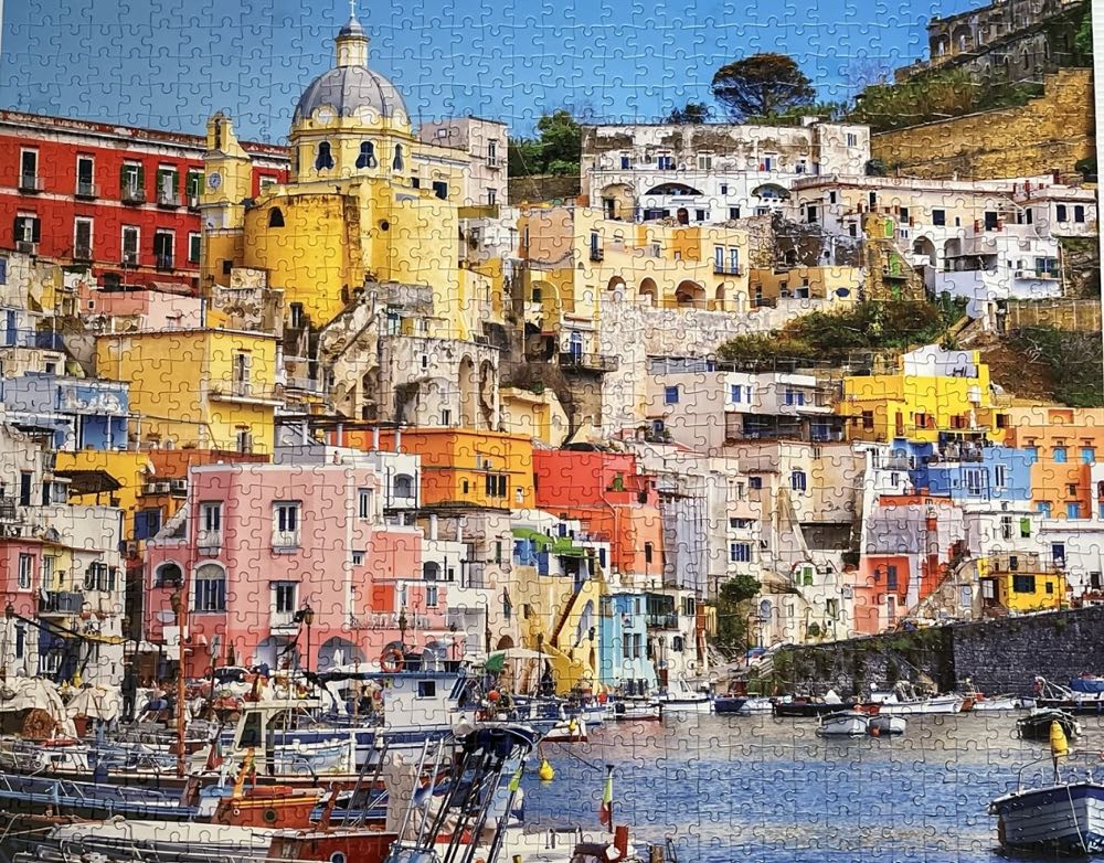 Pc Jigsaw: Procida Italy Piece Procida Mindbogglers - Mindbogglers puzzle collectible [Barcode 9354537008765] - Main Image 3
