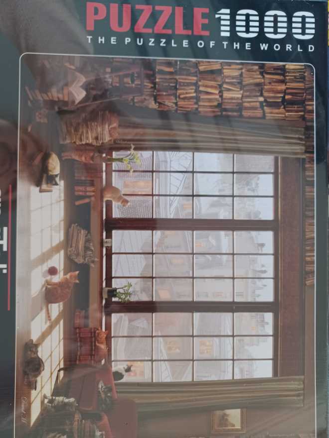 Window Cats - Anatolian puzzle collectible [Barcode 8698543110656] - Main Image 2