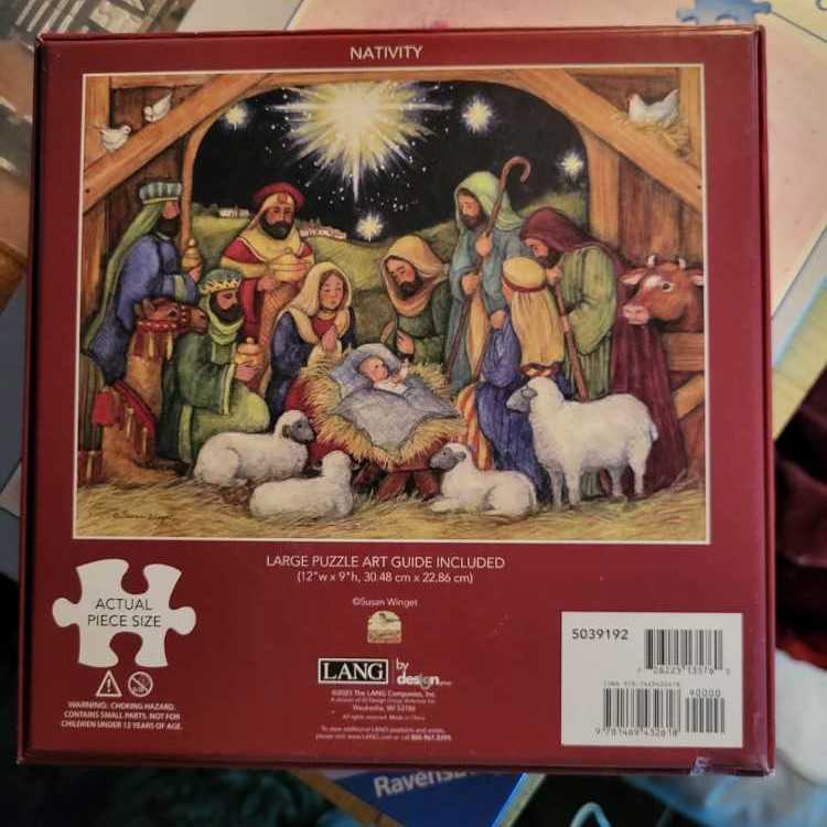 The Lord Is My Shepherd  - Lang puzzle collectible [Barcode 9781469432618] - Main Image 2