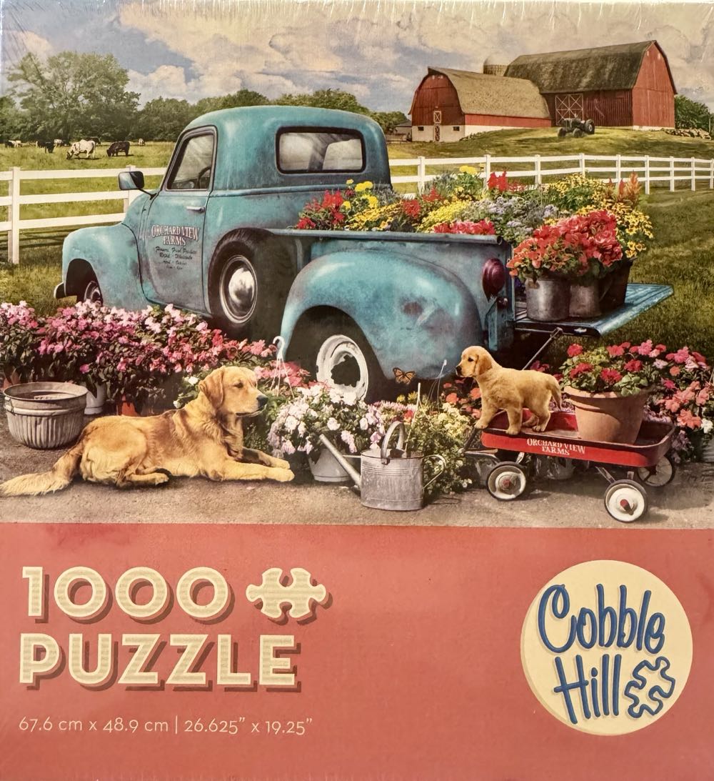 Flower Truck (NIB) From Nannie (Sue) - Cobble Hill puzzle collectible [Barcode 625012401579] - Main Image 2