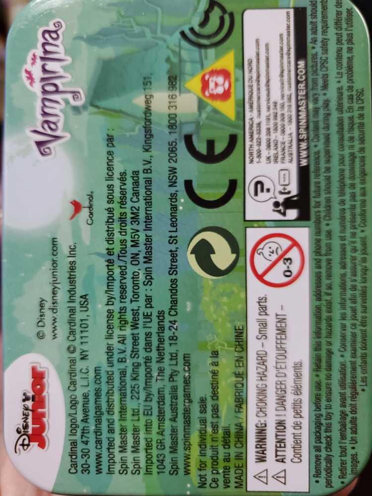 Disney Jr Vampirina In Tin - Cardinal puzzle collectible - Main Image 2