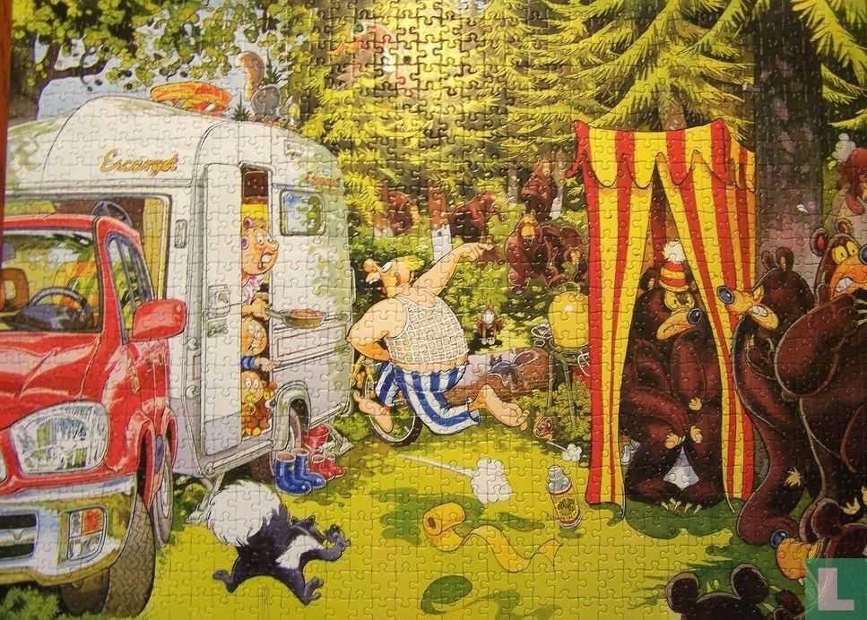 *7 Bear Necessities 500 - Wasgij Original puzzle collectible [Barcode 8710126132234] - Main Image 2