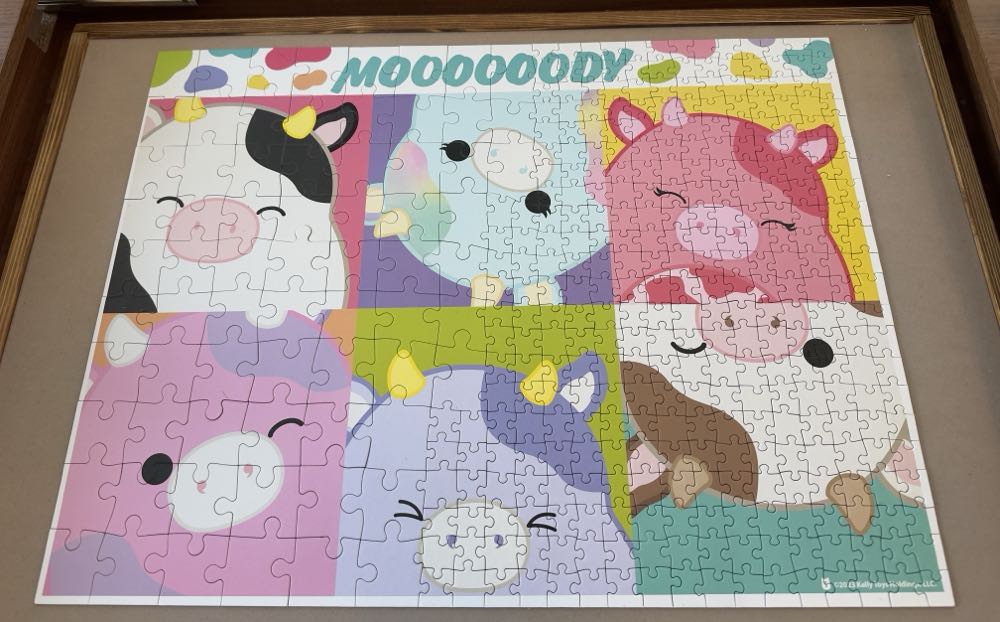 Squishmallow Moooooody - Buffalo Games puzzle collectible [Barcode 079346220175] - Main Image 2