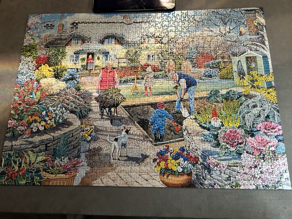 Winter, The Gardening World - Ravenburger puzzle collectible [Barcode 4005556197552] - Main Image 2