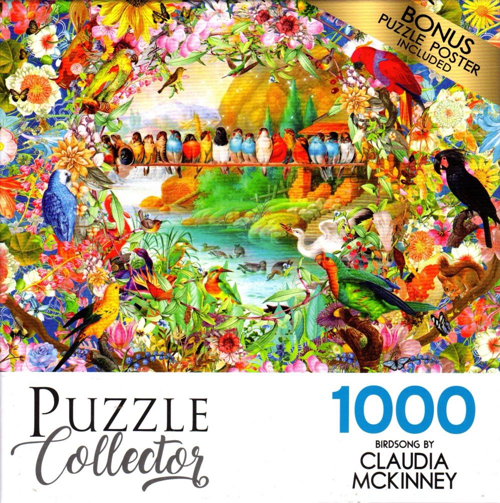 Birdsong - Rose Art puzzle collectible [Barcode 4895145438452] - Main Image 2